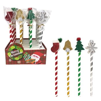 ROOST Bleistift Pom Pom X-mas XREA-007 4 ass.