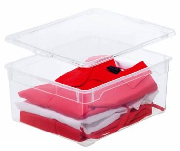 Rotho clear box 1708400096 18l 40x33.5x17cm transparent - Rotho-1708400096-7610859071477