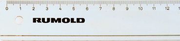 RUMOLD Schullineal 50cm FL42/50 transparent