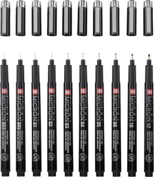Sakura pigma micron set 0.03-1.2mm poxsdkb10 mit stifteetui 10 stück - Sakura-poxsdkb10-8712079520700-03.jpg