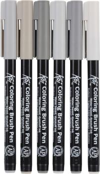 Sakura brush pen koi colouring set xbr6a urban 6 stück - Sakura-xbr6a-0084511391765-03.jpg