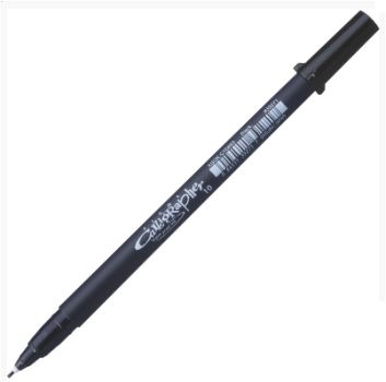 Sakura pigma calligrapher 1mm xsdkc1049 black - Sakura-xsdkc1049-0084511392717