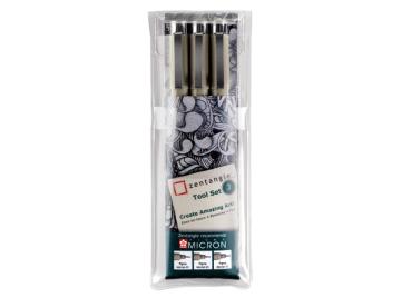 Sakura zentangle tool set z03pgb 3 stück - Sakura-z03pgb-8710141132004