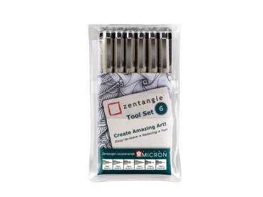 Sakura zentangle tool set z06pgb 6 stück - Sakura-z06pgb-8710141132011
