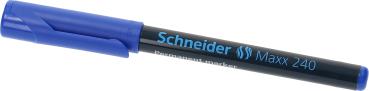 SCHNEIDER Permanent Marker MAXX 240 000095-03 blau, Rundspitze