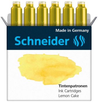 Schneider tintenpatronen 166125 lemon cake 6 stk. - Schneider-166125-4004675147417