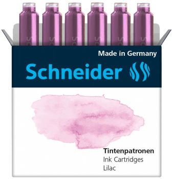 Schneider tintenpatronen 166128 lilac 6 stk. - Schneider-166128-4004675147530