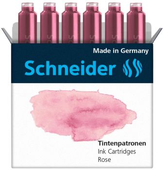 Schneider tintenpatronen 166129 rose 6 stk. - Schneider-166129-4004675147509