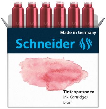 Schneider tintenpatronen 166136 blush 6 stk. - Schneider-166136-4004675147479