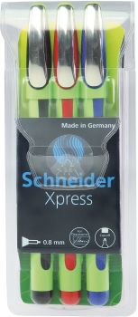 Schneider fineliner xpress 190093 3 farben - Schneider-190093-4004675062598