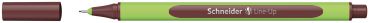 Schneider fineliner line-up 0.4mm 191018 dunkelbraun - Schneider-191018-4004675104229