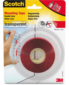 SCOTCH Montageband 19mm×5m 4910C-1950-P transparent