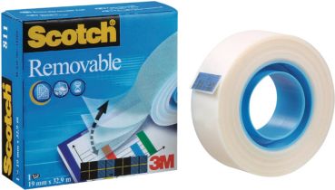SCOTCH Tape 811 19mmx33m 8111933K unsichtbar, ablösbar