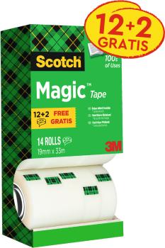 Scotch magic tape 810 ecobox 19mmx33m 81933r14rtr transparent, 14 rollen - Scotch-81933r14rtr-4046719071371-02.jpg