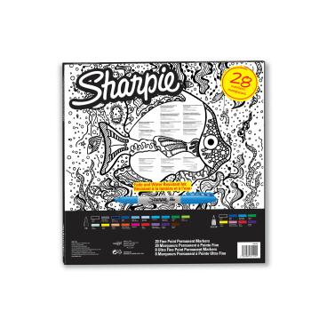 Sharpie permanent marker sharpie set 2061125 fish 28 stk. - Sharpie-2061125-3026980611255-02.jpg