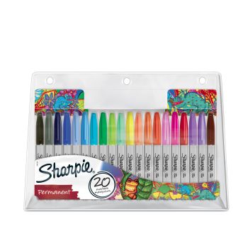 Sharpie permanent marker sharpie set 2061128 electro pop 20 stk. - Sharpie-2061128-3026980611286