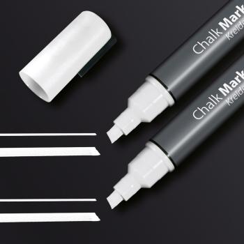 Sigel kreidemarker 50 1-5mm ba184 weiß, abwischbar 2 stück - Sigel-ba184-4004360794438