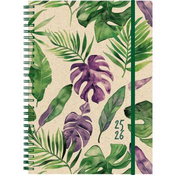 Simplex schüleragenda graspapier 25/26 500408.26 1w/2s 12m jungle ml 14.8x21cm - Simplex-50040826-7611468040502