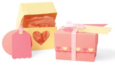 SIZZIX Stanzformen 663853 Box & Etiketten 10 Stück
