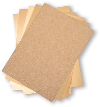 SIZZIX Karton A4 664532 gold 50 Blatt