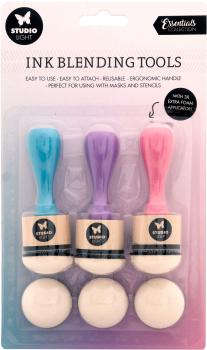 SIZZIX Farbmischwerkzeuge INKAP01 Pads 3 cm 6 Stück