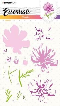 SIZZIX Maske 15x21x0.1cm MASK123 Blume