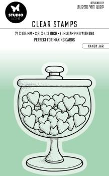 SIZZIX Klarischtstempel Bonbonglas STAMP351 10.5x7.4x0.3cm