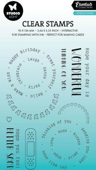 SIZZIX Klarischtstempel Kreise STAMP633 13.8x13.8x0.3cm