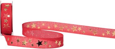 Spyk band cubino Étoiles 1031.1654 16mmx3m rot-gold - Spyk-10311654-7611475268418