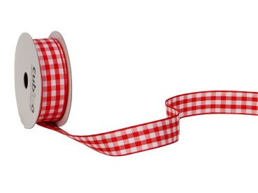 Spyk band cubino vichy 1746.1554 15mmx3m rot-weiss - Spyk-17461554-7611475158191