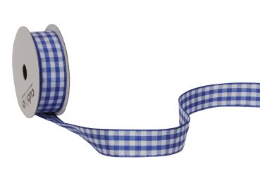 Spyk band cubino vichy 1746.1554 15mmx3m blau-weiss - Spyk-17461554-7611475158207