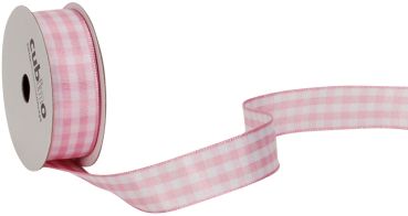 Spyk band cubino vichy 1746.1554 15mmx3m rosa - Spyk-17461554-7611475164871