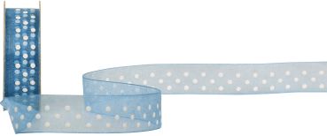Spyk band cubino dots 1748.1564 15mmx4m blau-weiss - Spyk-17481564-7611475264335