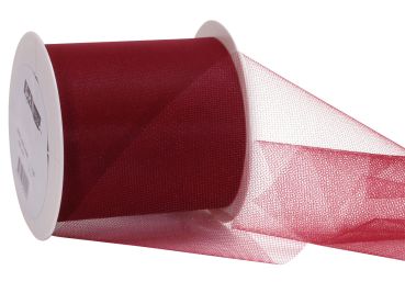 Spyk band tüll 2950.1093 10cmx50m bordeaux - Spyk-29501093-7611475222090