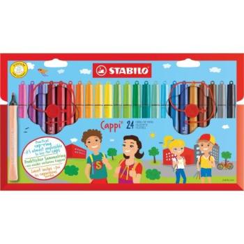 Stabilo cappi fasermaler 101684024 24er etui - Stabilo-101684024-4006381483759