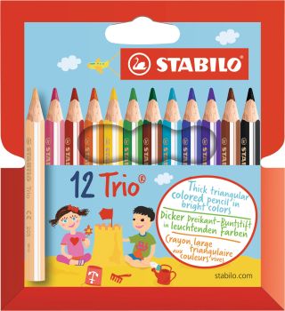 STABILO Farbstifte Trio 205/1201 Etui 12 Stück