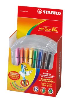 STABILO Trio Scribbi 1.5-2mm 368/8-01 8 Farben, Etui