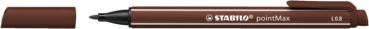 Stabilo fineliner pointmax 0.8mm 488/45 braun - Stabilo-488-45-4006381503389-02.jpg