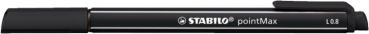 Stabilo fineliner pointmax 0.8mm 488/46 schwarz - Stabilo-488-46-4006381503419