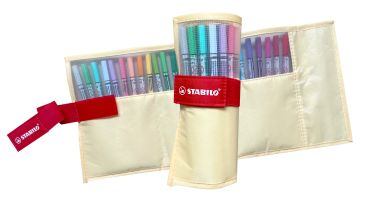 Stabilo rollerset point 68 1.1mm 6825-08-02ch 25 farben ass. pastellgelb - Stabilo-6825-08-02ch-4006381589307