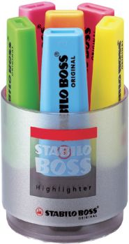 Stabilo textmarker boss 7006 tischset 6 stück - Stabilo-7006-4006381214575