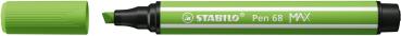 Stabilo fasermaler pen 68 max 2+5mm 768/33 hellgrün - Stabilo-768-33-4006381569637