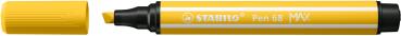Stabilo fasermaler pen 68 max 2+5mm 768/44 gelb - Stabilo-768-44-4006381569712