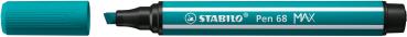 STABILO Fasermaler Pen 68 MAX 2+5mm 768/51 türkisblau