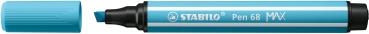 STABILO Fasermaler Pen 68 MAX 2+5mm 768/57 azurblau