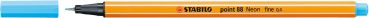 Stabilo fineliner point 88 0.4mm 88/031 neonblau - Stabilo-88-031-4006381493420