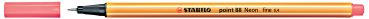 Stabilo fineliner point 88 0.4mm 88/040 neonrot - Stabilo-88-040-4006381438568