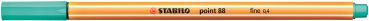Stabilo fineliner point 88 0.4mm 88/13 eisgrün - Stabilo-88-13-4006381333795