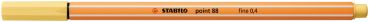 Stabilo fineliner point 88 0.4mm 88/23 hellgelb - Stabilo-88-23-4006381579216