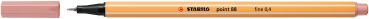 Stabilo fineliner point 88 0.4mm 88/28 rouge - Stabilo-88-28-4006381574518